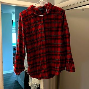 Lands end plaid flannel